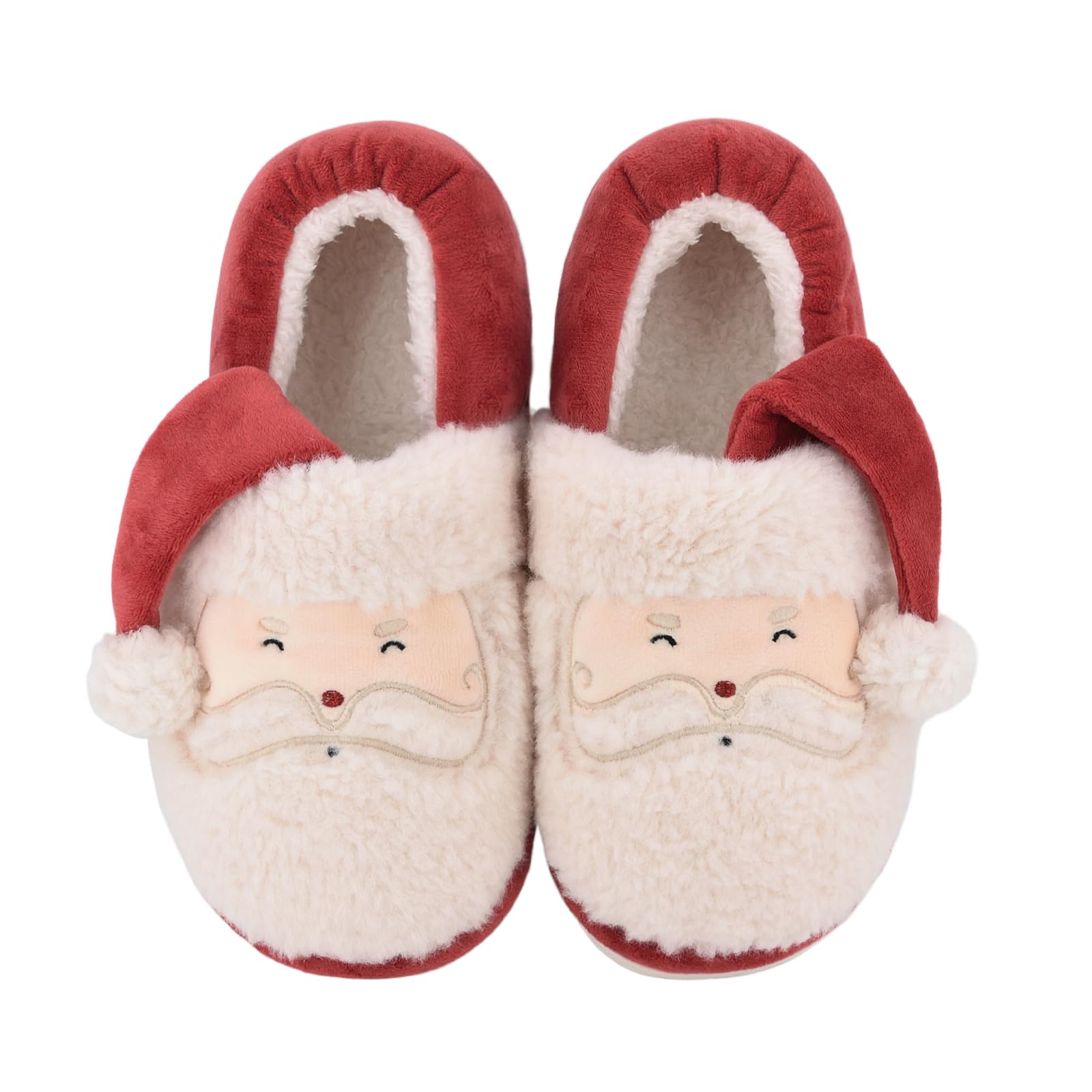 XIXITIAO Christmas Slippers Memory Foam Slippers for Women Warm House Slippers for Woman Cozy Fuzzy Bedroom Home Shoes