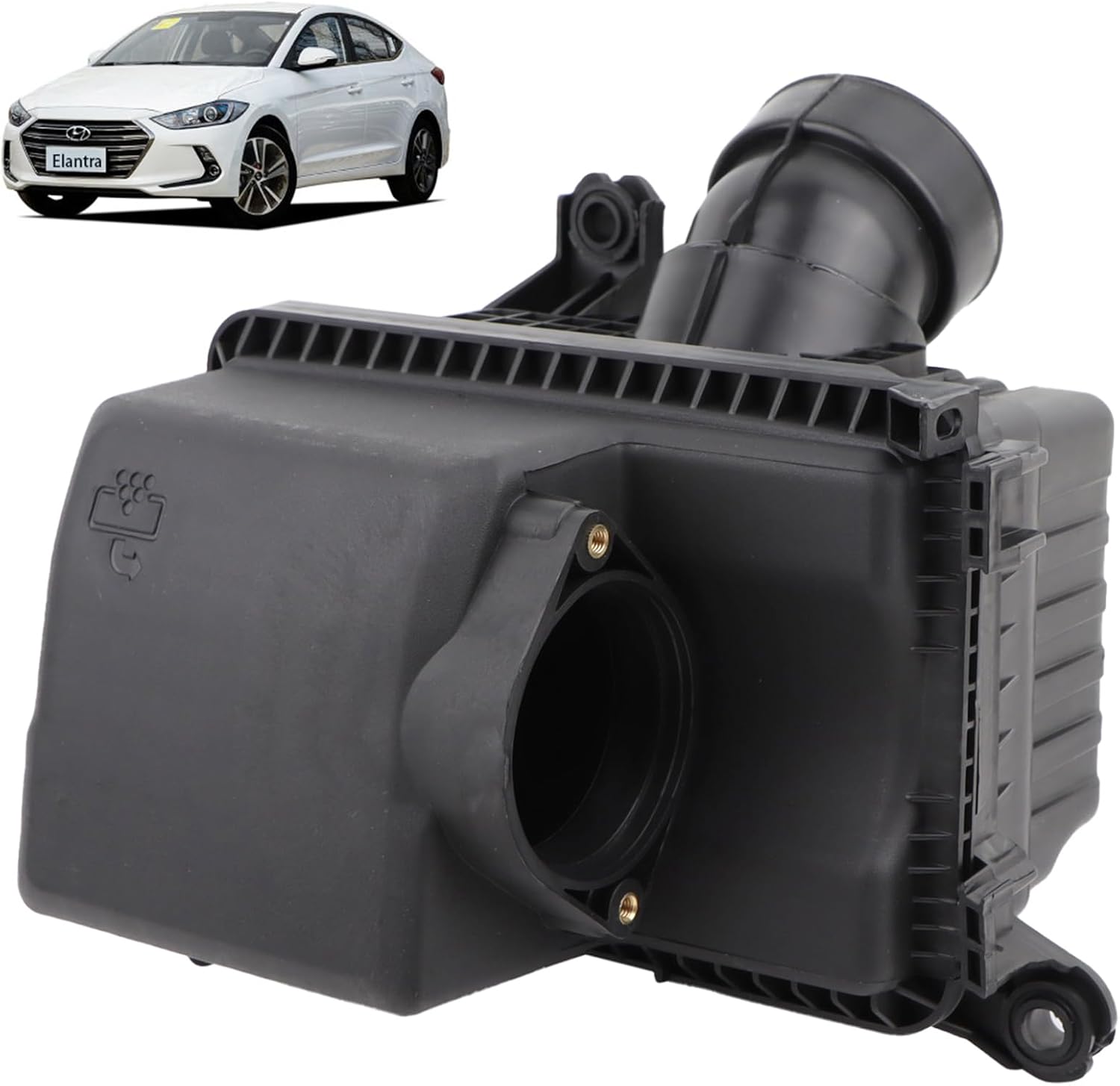 MUCO Air Intake Cleaner Box Housing 28110M6050 Compatible for Hyundai Elantra 2019 2020 Kia Forte Forte5 2019-2024 2.0L Air Intake Air Cleaner Box