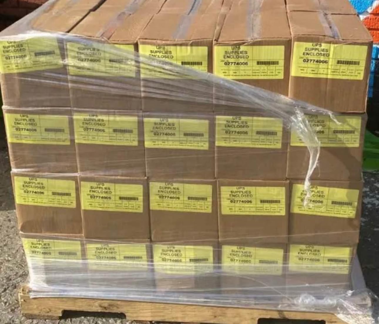 Generic UPS Thermal Labels, 4"" x 6"", 6000 Fanfold Labels (02774006), White