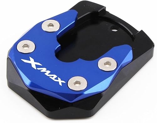 Miniatura 1 de Kickstand Extension Pad for Yam&aha XMAX300 Xmax X-MAX 125 250 300 Motorcycle CNC Kickstand Foot Side Stand Extension Pad Support Plate Enlarge Stand