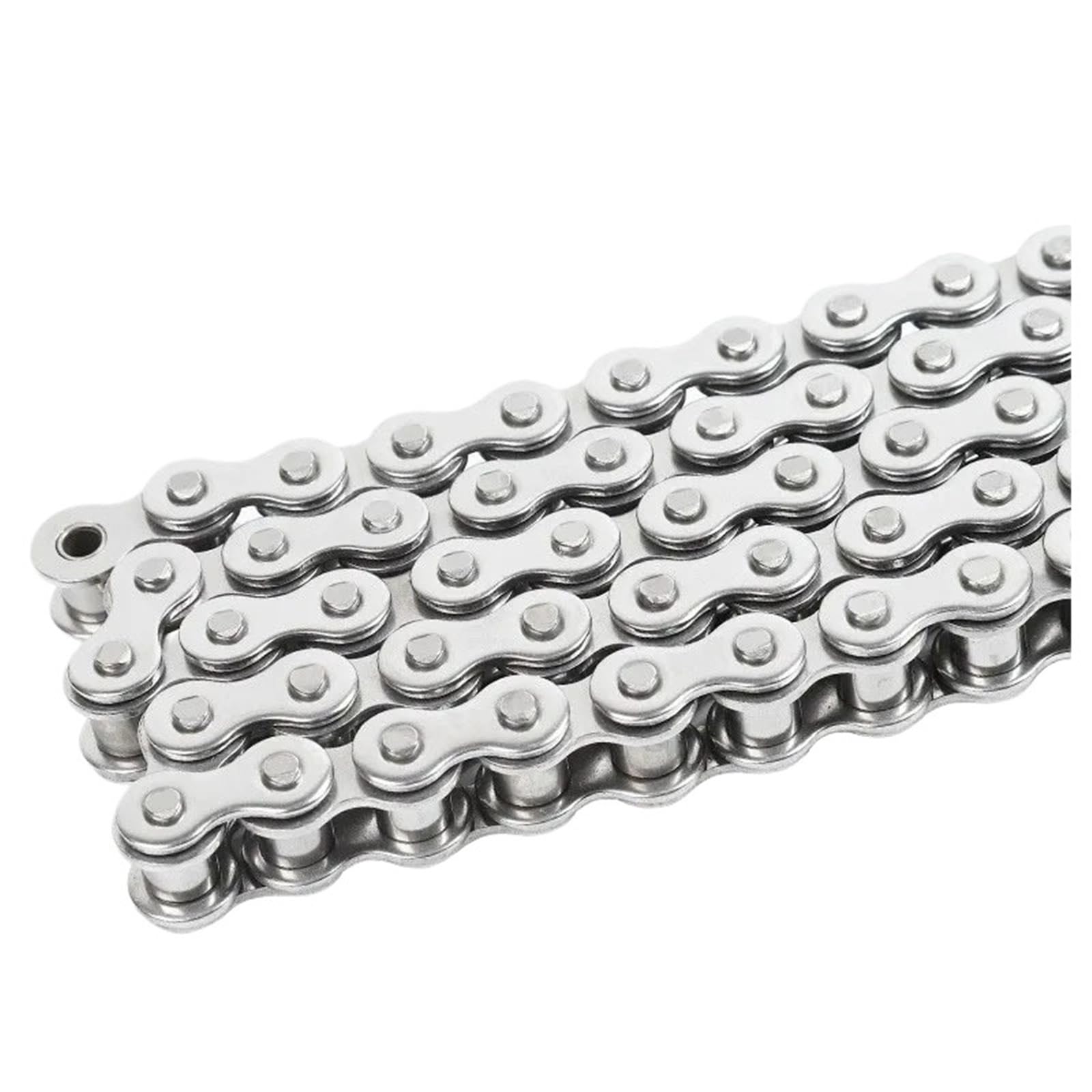 Rollenkette Aus Kohlenstoffstahl 0,5/1/1,524 Meter 304 Edelstahl Short Pitch Rollenkette Industrielle Übertragungskette 04C 05B 06B 06C 08A 08B 10A 10B 12B(1 Meter,08B-1)