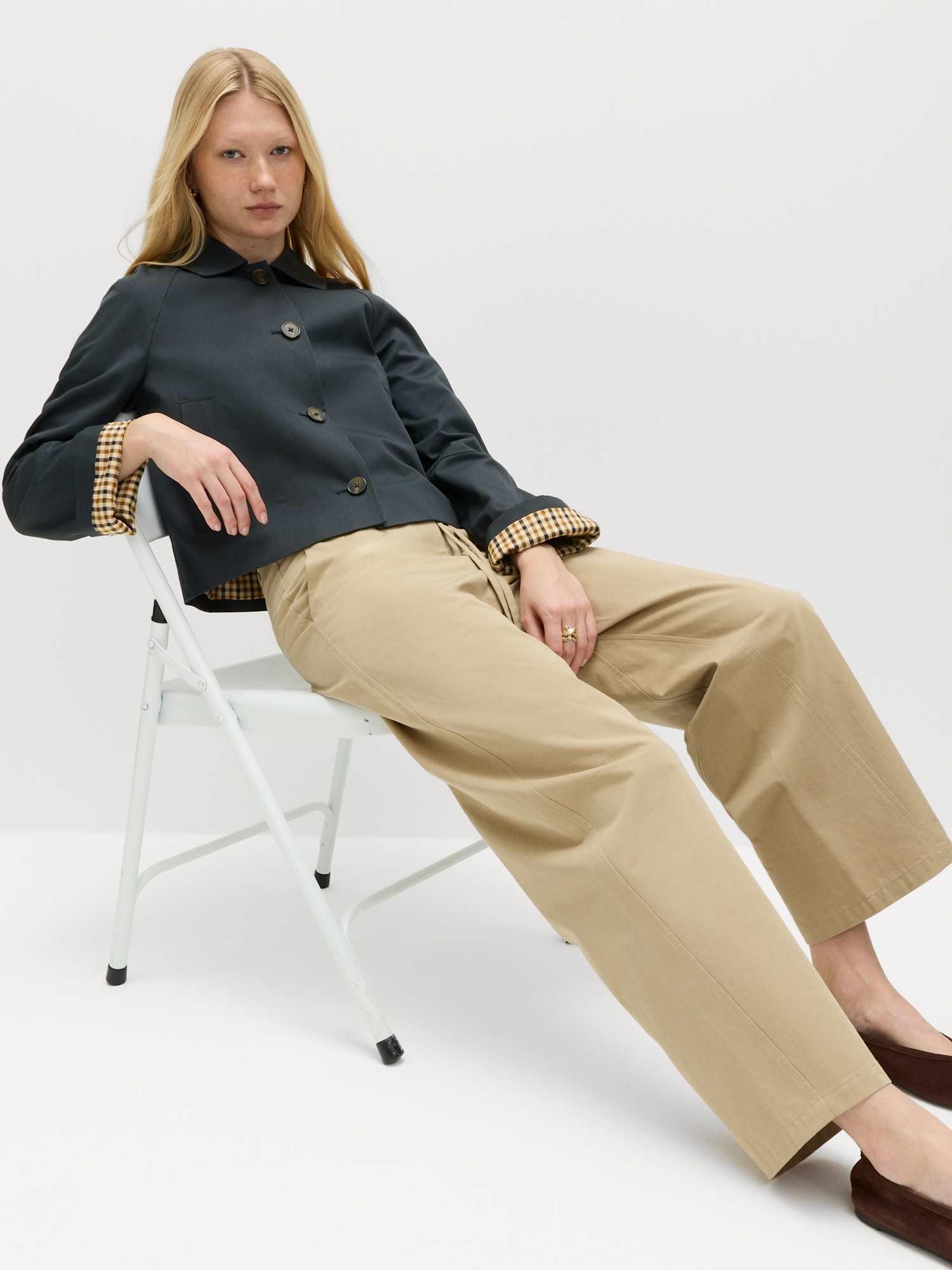 Marks & Spencer Damen reine Baumwolle Mantel Regular