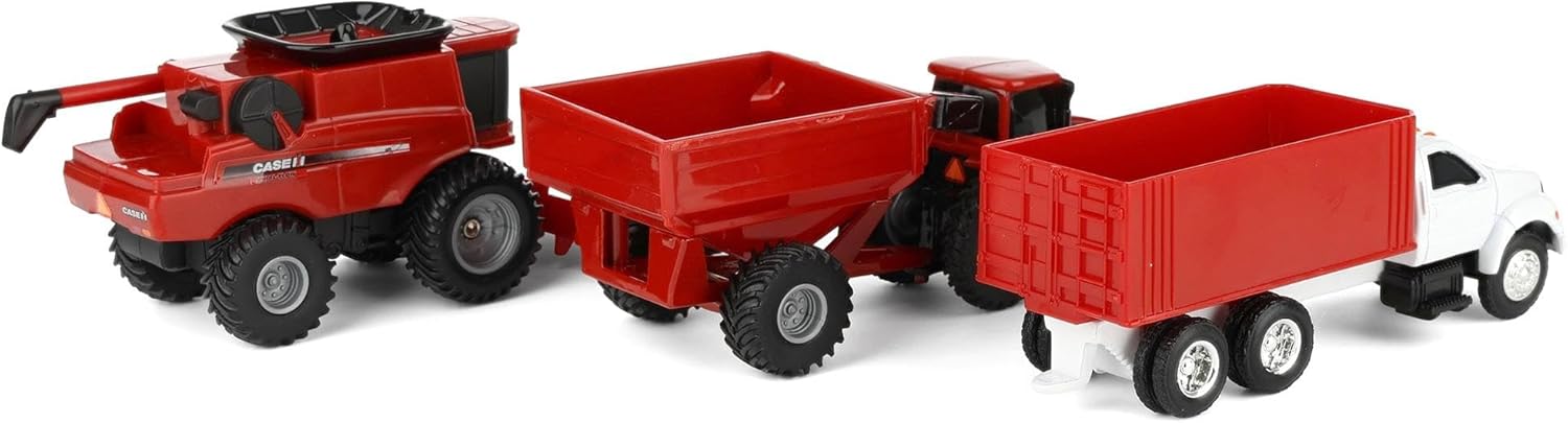 ERTL 1/64 Collect N Play Case IH Harvest 4 Piece Set ZFN47004