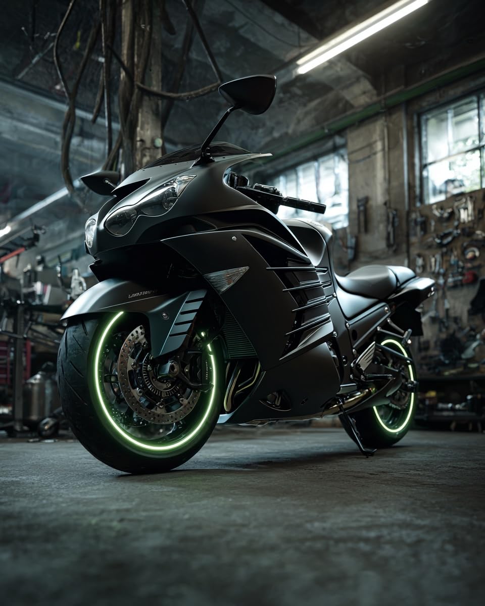 customTAYLOR33 New Special Edition Lime Green High Intensity Grade Reflective Copyrighted Safety Rim Tapes, 19" (Rim Size)