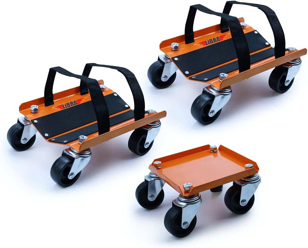 LIBRA 3 Pcs Snowmobile Moving Dolly Set 1500 lbs Capacity-27020