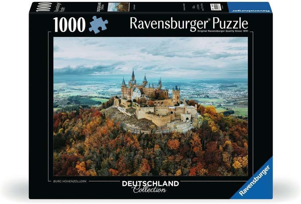 Ravensburger Puzzle 12000791 - Burg Hohenzollern - 1000 Teile Puzzle für Erwachsene from 14 Years