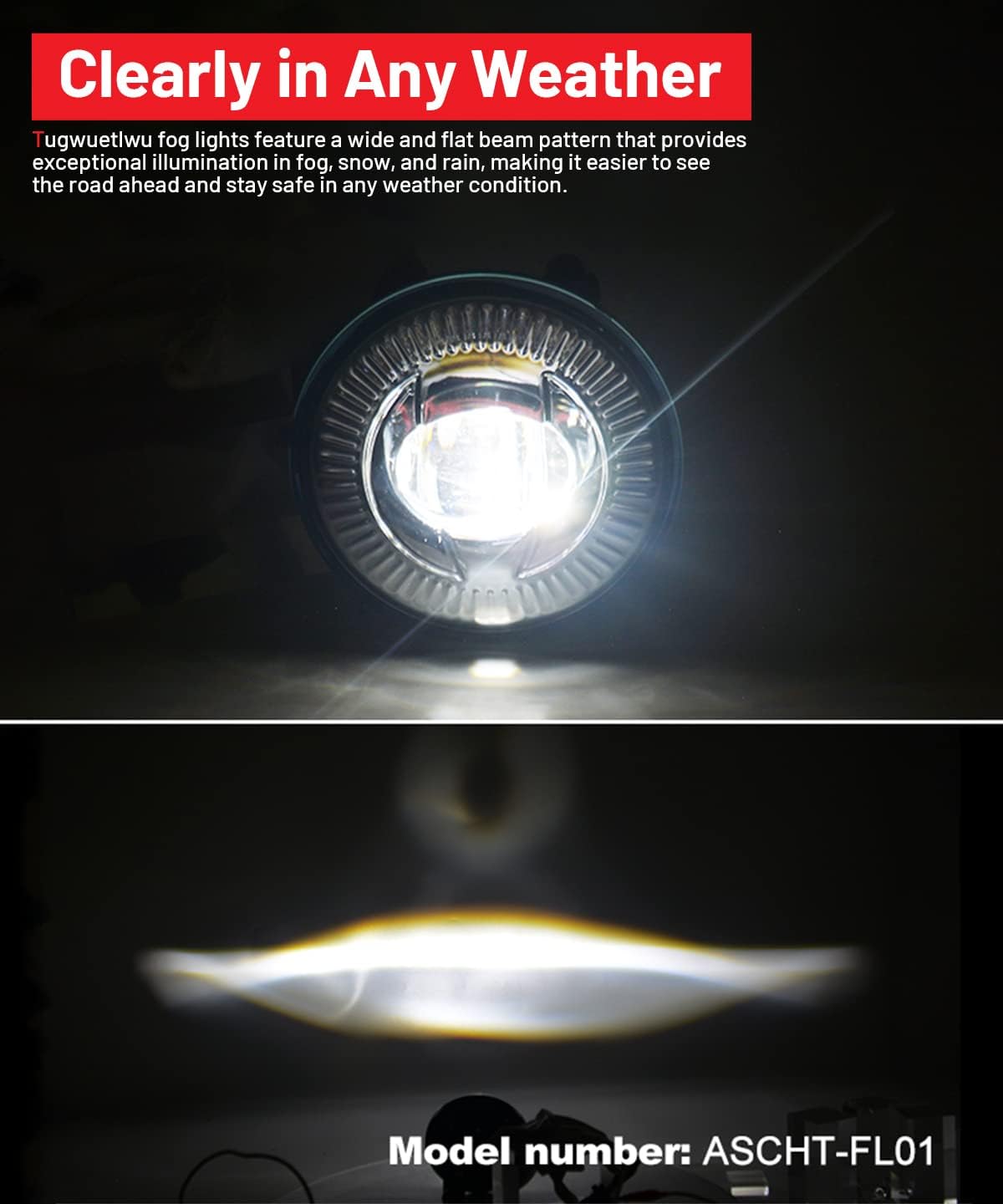Led Fog Lights 5202 for Chevy(Chevrolet) 10-13 Camaro/07-14 Suburban/Tahoe/07-13 Avalanche/15-16 Colorado/15 Silverado/GMC Acadia/Yukon/Yukon 2020 New version Led Headlamp Pair Black