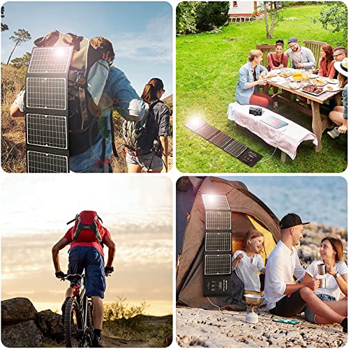 Elecaenta 30W Solar Panel Charger With 3 Usb Ports, Pd 18W Usb C Fast Charging, Ipx5 Waterproof, Foldable Portable Etfe Solar Charger For Iphone, Ipad, Samsung Galaxy, Lg And Camping Backpacking #TOP6