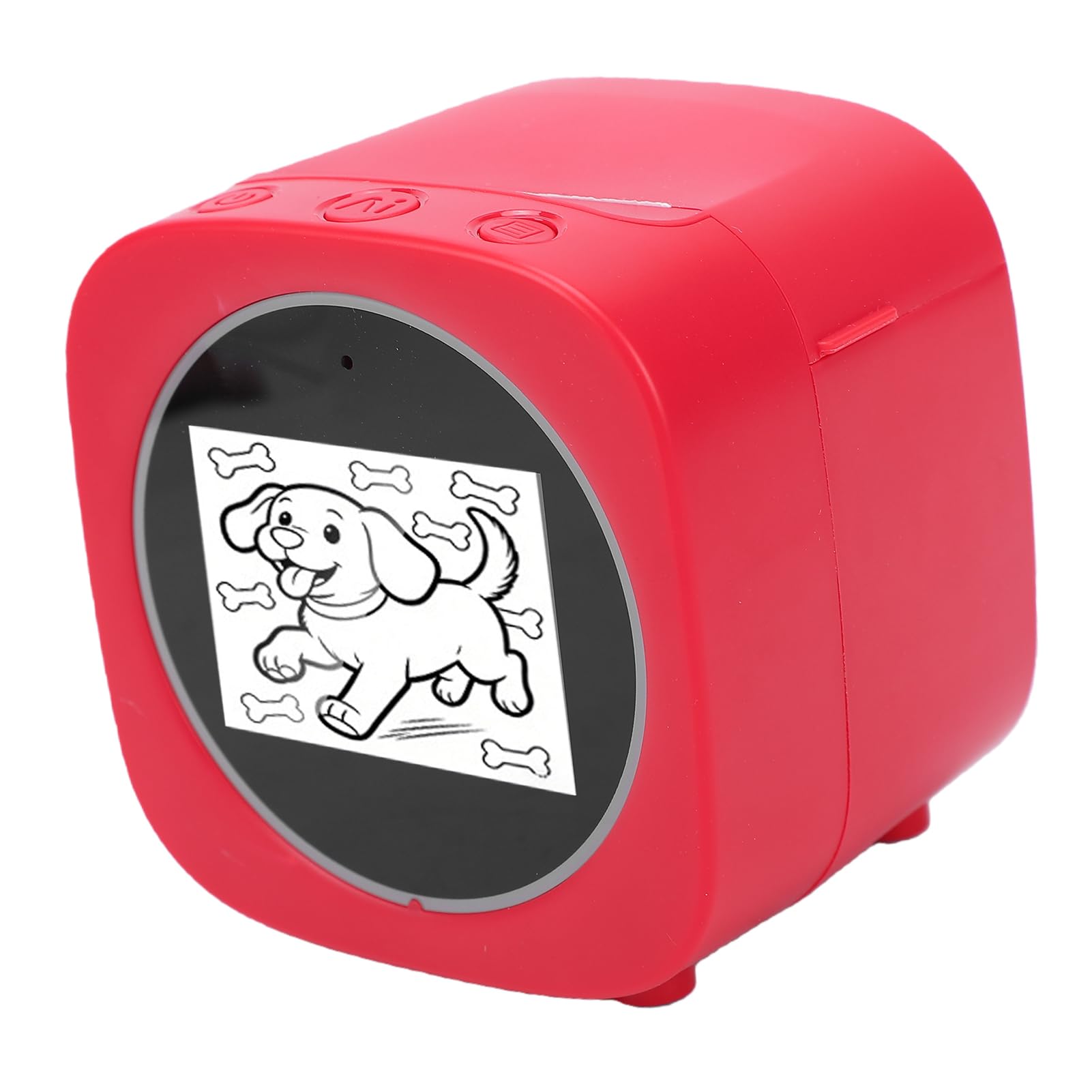 Matybobe Stampante per Adesivi Vocali Termici Ai Design Innovativo per attività di Apprendimento Divertenti Adatte Ai Bambini 2,4 Pollici Rosso