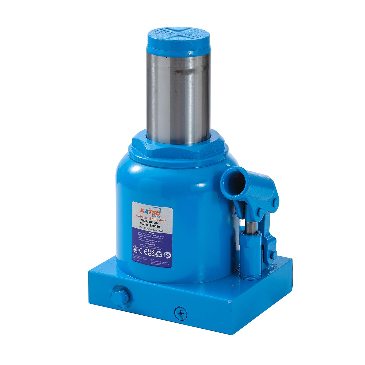 KATSU Tools Gato hidráulico Botella Perfil bajo Compacto 50 T – Elevador Pesado para reparación y Mantenimiento de vehículos