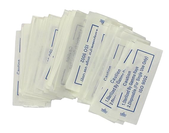 Xiaoyu 50PCS Microblading Needles, Permanent Makeup Manual Tattoo Eyebrow Blade Bevel for Eyebrow Tattoo Pens, White, 9 Pin