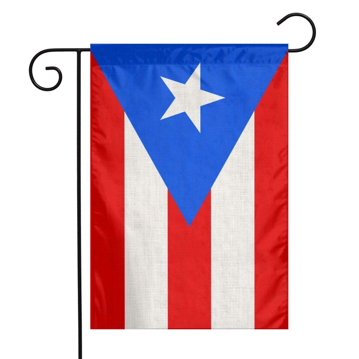 Puerto Rico Flagge Gartenflagge 30,5x45,7 Cm – Aus Leinen/Nylon, Doppelseitig Bedruckt, Wetterfest & Maschinenwaschbar