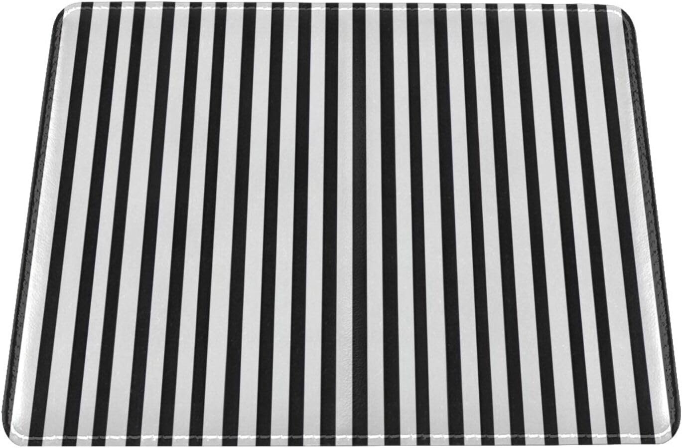 Black & White Stripe Print Passport Cover,Slim Lightweight Travel Wallet, Universal Fashion Accessory for Adults
