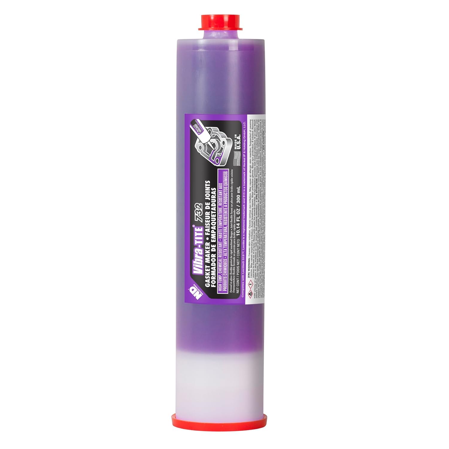 Vibra-TITE 732 Purple General Purpose Flexible Gasket Maker, 300ml Cartridge