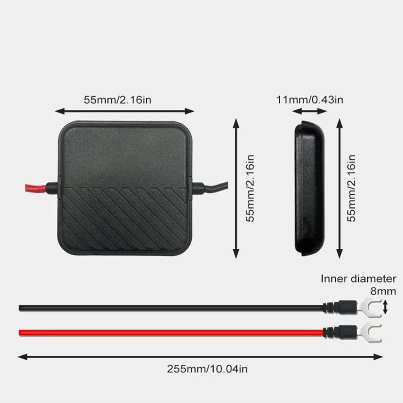 BM9 Analyseur de batterie de voiture avec surveillance des données, moniteur de batterie pour tension, état de santé et suivi de la température, analyseur de santé