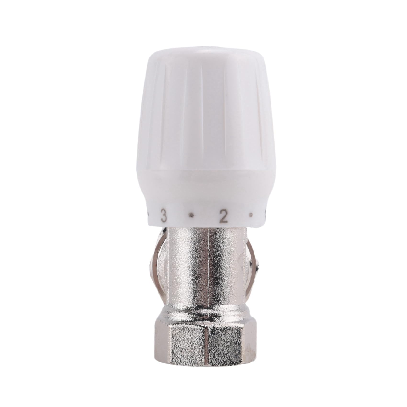Válvula de Radiador Termostático 10 Piezas 15mm x 1/2 Pulgadas Válvula de Radiador Termostático de ángulo Termostático TRV para Oficina Casa