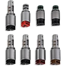 8pcs 6-Speed Automatic Transmission Solenoid Kit, Replacement for Hyundai and Kia Select Models with A6LF1 A6LF2 A6LF3 A6MF1 A6MF2 Transmission