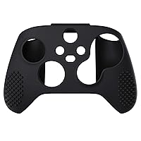 Vista 8 de eXtremeRate PlayVital Black 3D Studded Edition Anti-Slip Silicone Cover Skin for Xbox Series X/S Controller, Soft Rubber Case Protector for Xbox