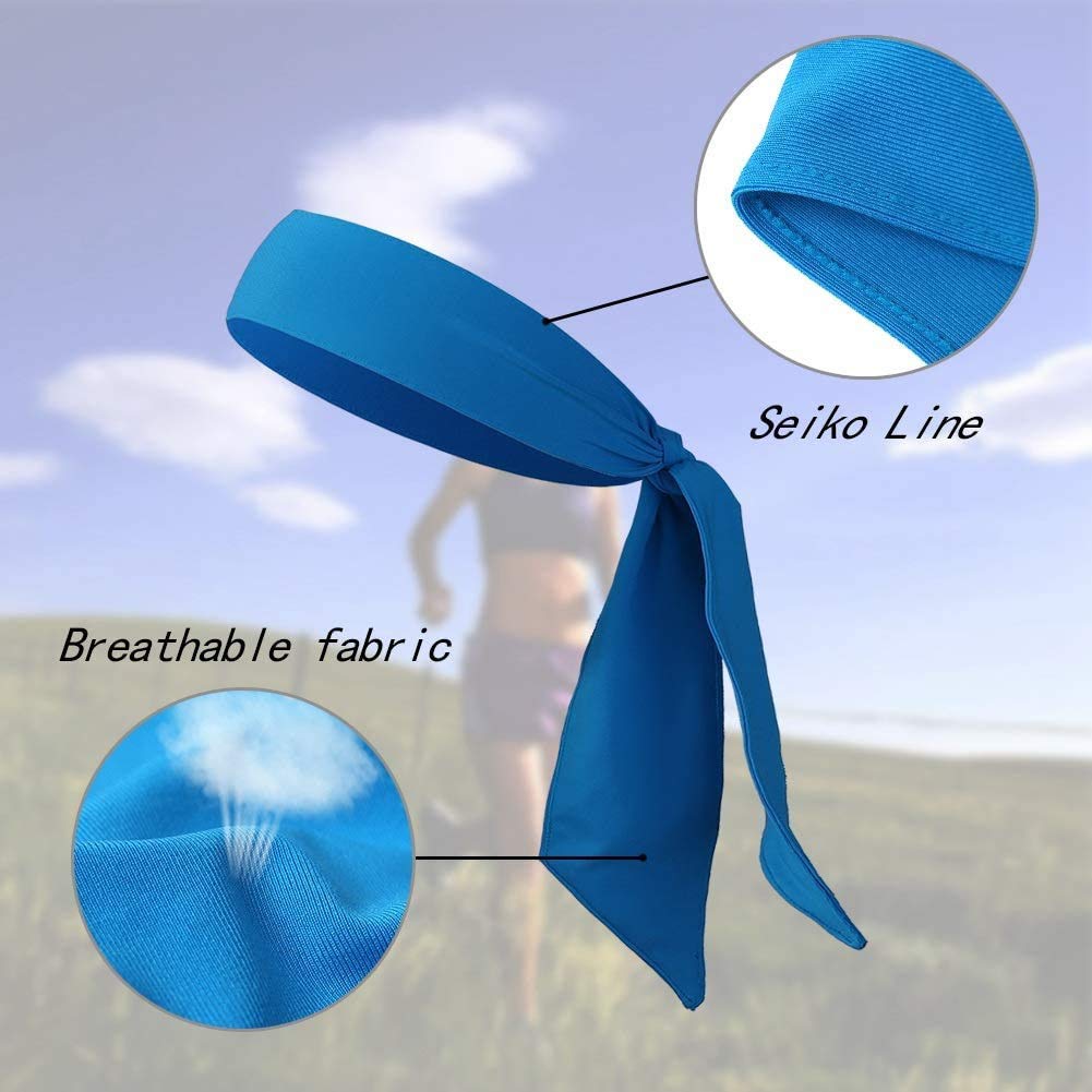 Bandeau De Sport Antidérapant – Course à Pied, Équitation – Noir, Taille Unique