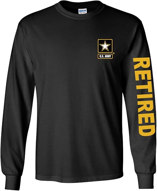 States Army Retired Long Sleeve T-Shirt 