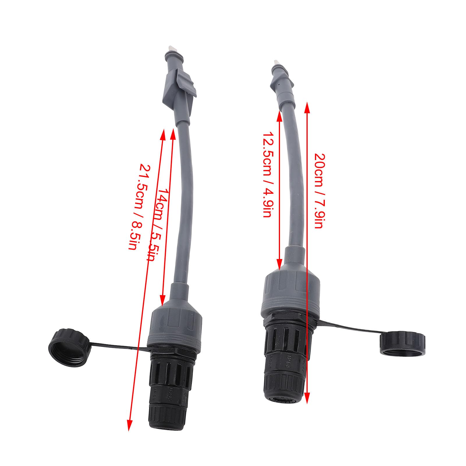 Luocute Adapter Ethernet SPX na RJ45 Wodoodporny IP68 Kabel Ekranowany 22AWG do Płaskiego, Prostokątnego Routera Anteny Satelitarnej o Wysokiej Wydajności z szybkością 1200 Mb/s, Kable