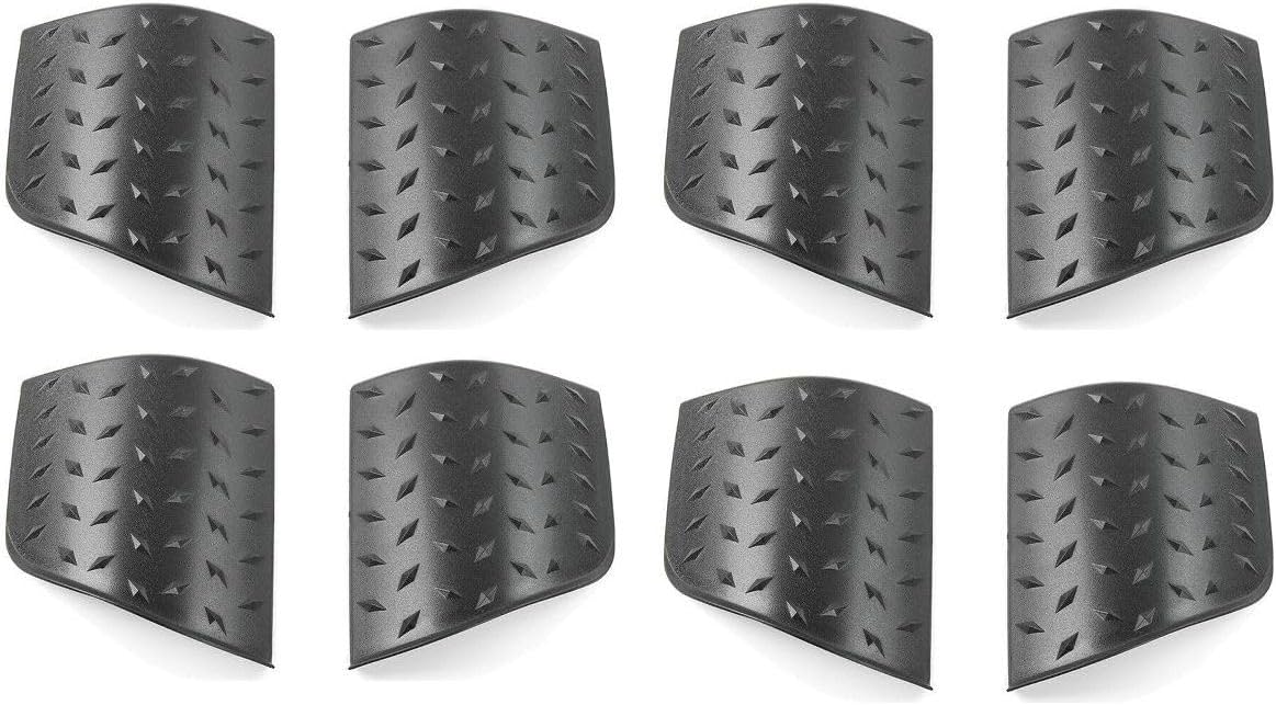 4 Set of - 2X Engine Hood Armor Cowl Cover Body Corner Guards for Jeep for Wrangler 1997-2006