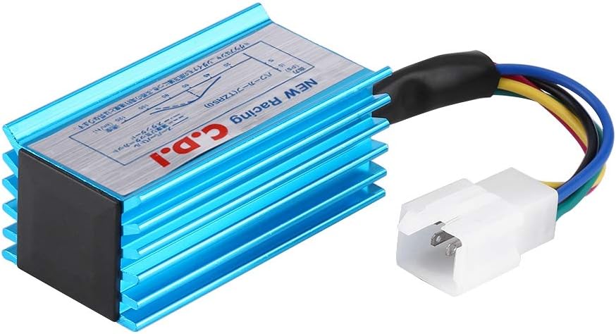 BTER Blue Racing CDI, Plug and Play Pit Bike Coil, 5 Pin Ignition Coil, for Motorcycle Scooter ATV