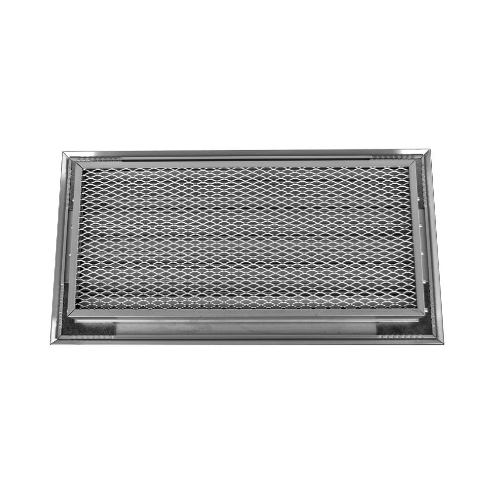 Grille de Ventilation Aluminium 30 x 15 cm avec Pré-Cadre.