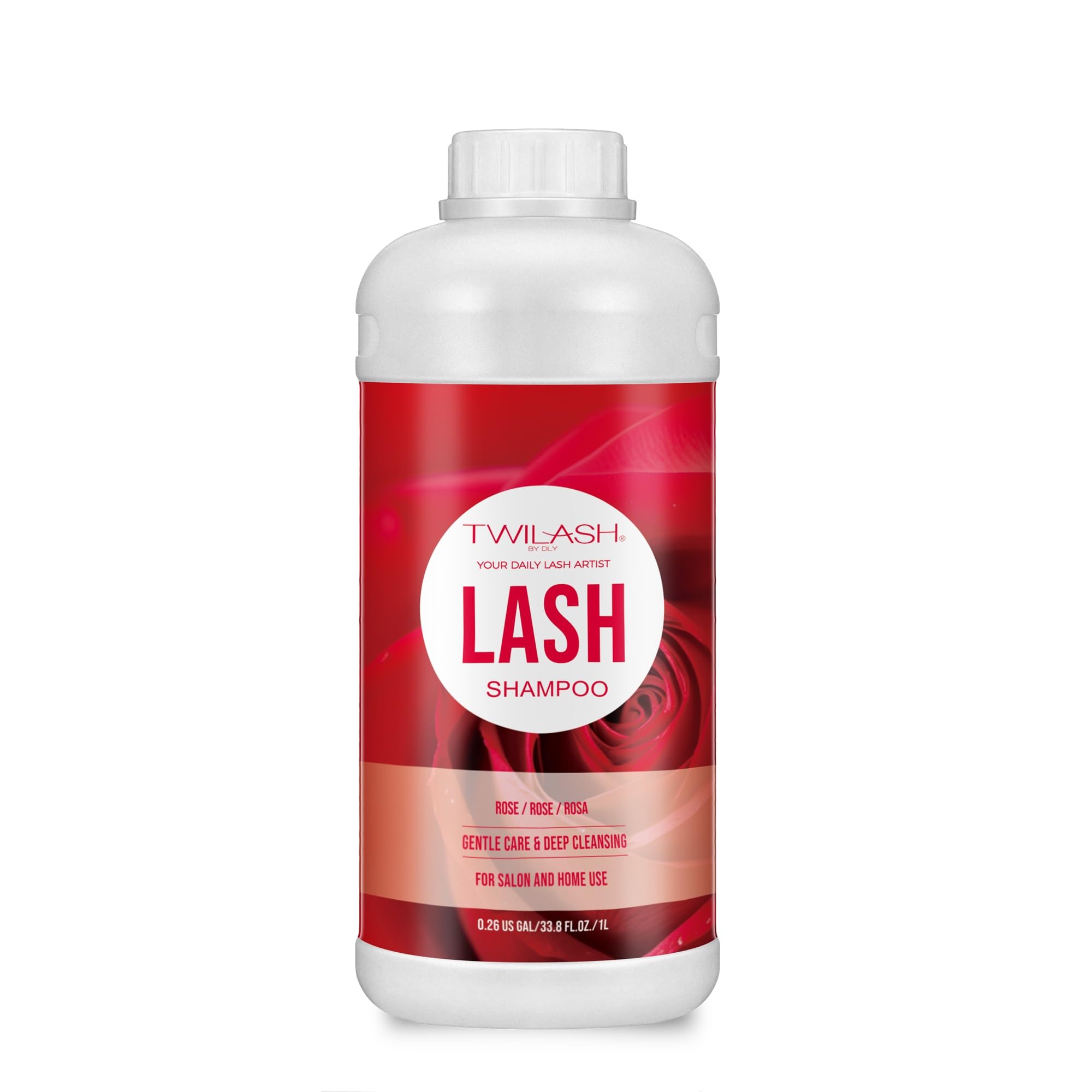 Lash Shampoo Bulk, Eyelash Cleanser for Extensions 1 Liters, Safe Makeup Remover, Non-irritating or Burning Formula Eyelid Foaming Cleanser for
