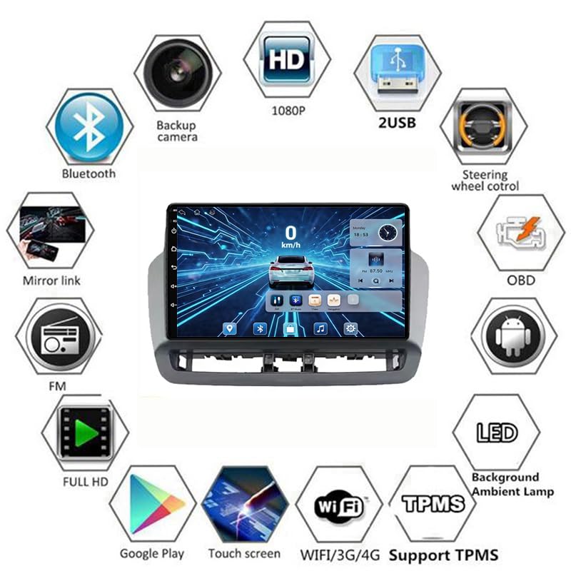 Autoradio Seat Ibiza 2012-2015 Android 8-Core avec grand écran capacitif - 4