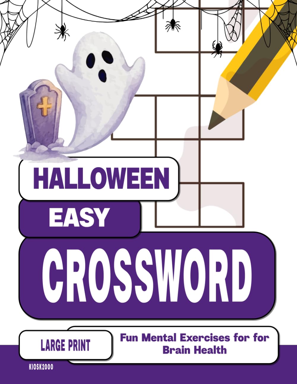 Halloween Easy Crossword Puzzle Book for Seniors with Dementia: Fun Mental Exercises for Seniors (Holidays Crossword for Dementia Patients)