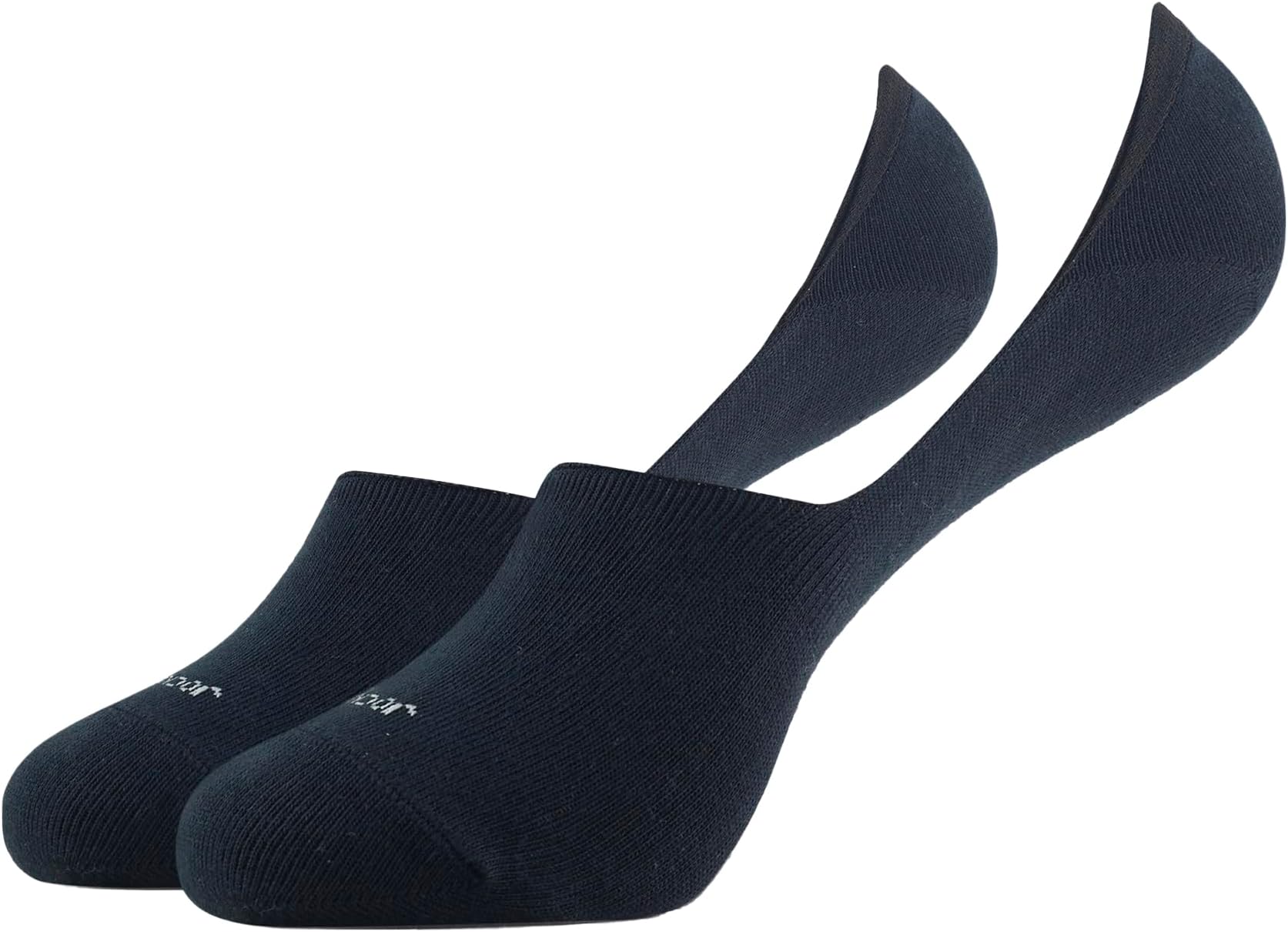 7099 Men's Compact Cotton Stretch No Show Socks With Stay Fresh Treatment (Pack of 2)
