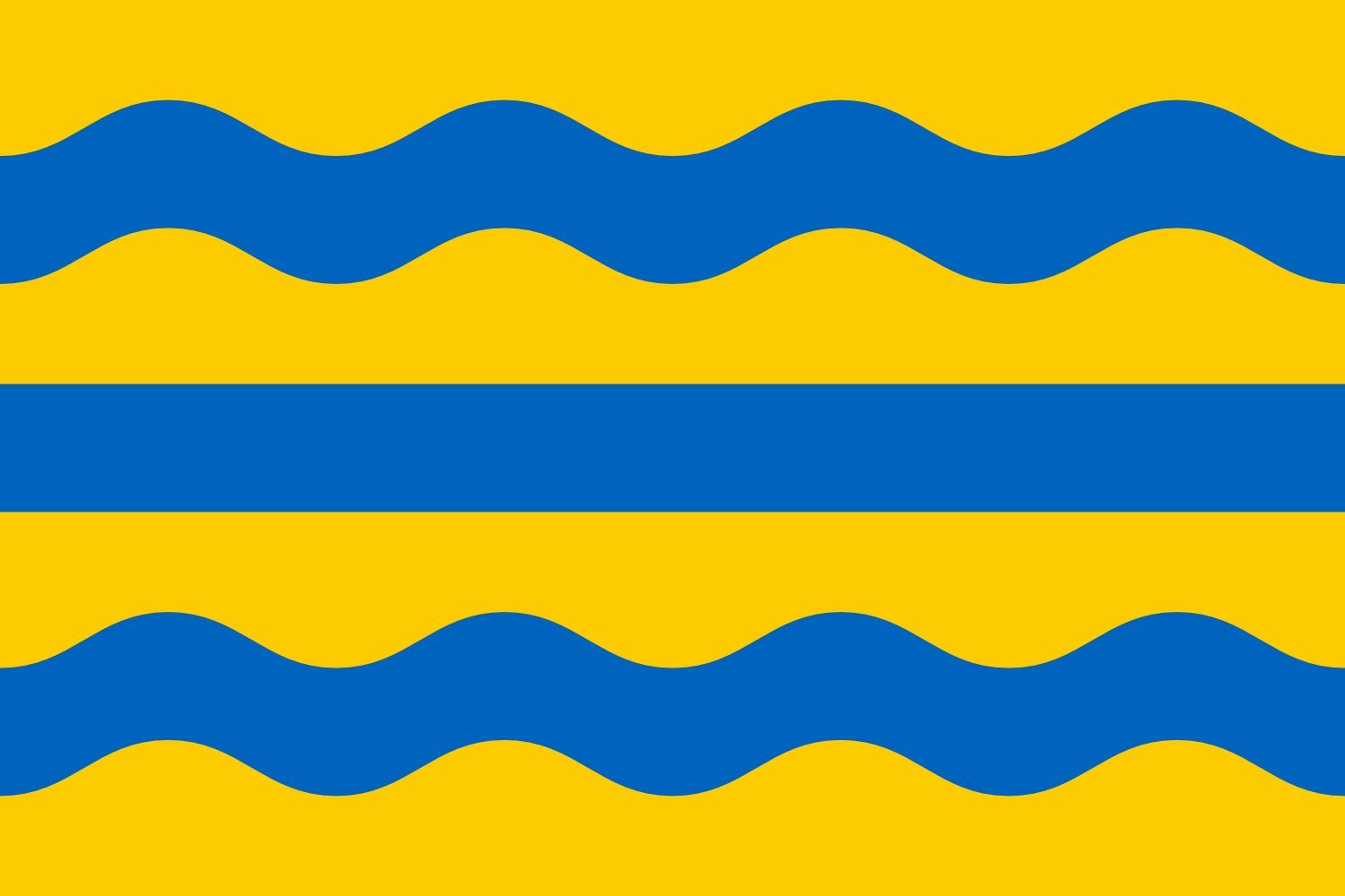 Drapeau de Graafstroom grand format idéal pour décorer vos fêtes locales