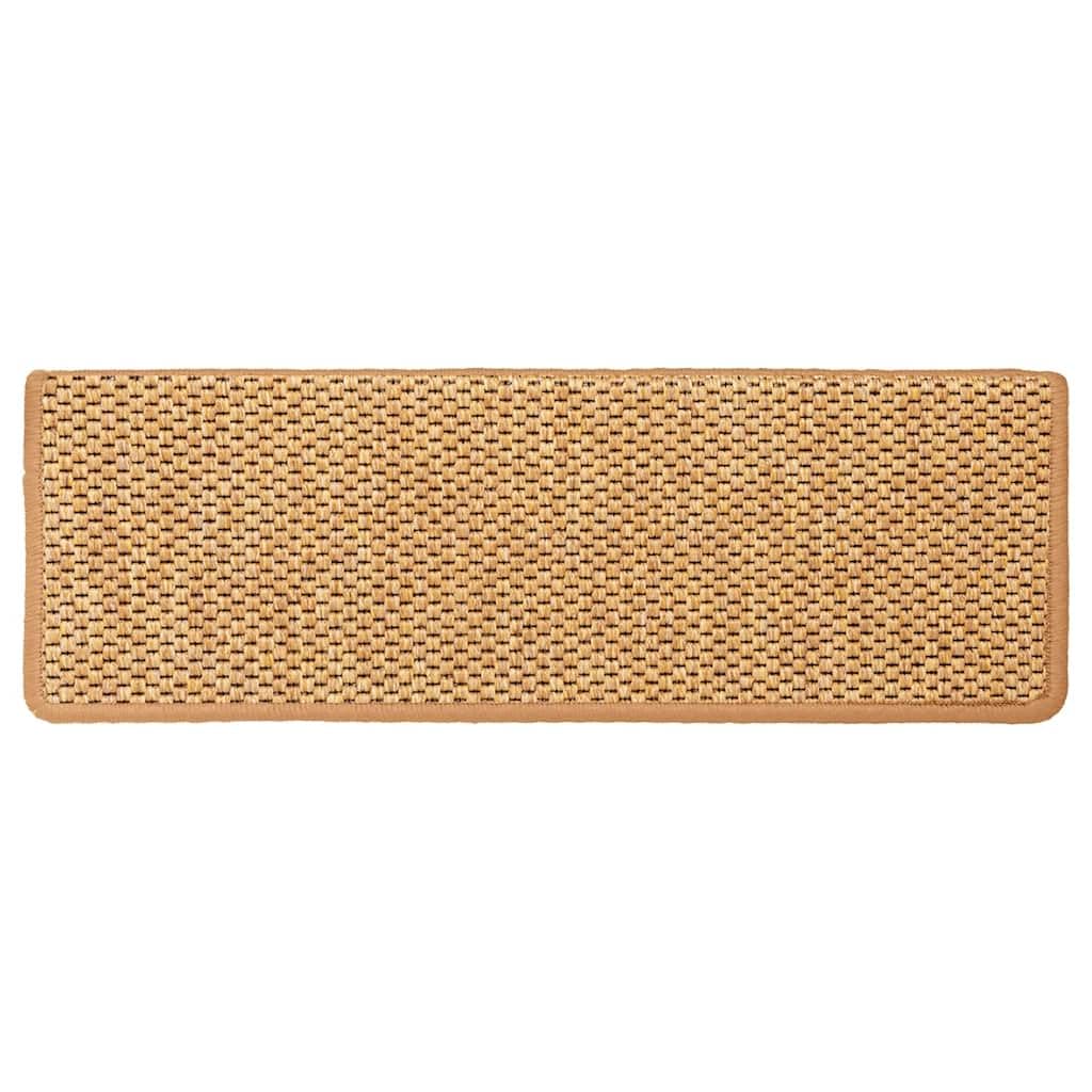 Samoprzylepny dywanik schodowy sizalowy 30 sztuk 65 x 21 x 4 cm ślizgowy