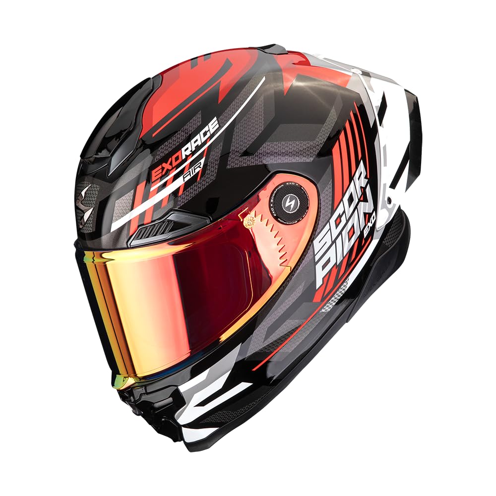 ScorpionEXO EXO-Race Air Kobra Integralhelm - Schwarz/Rot/Grau/Weiß XXL