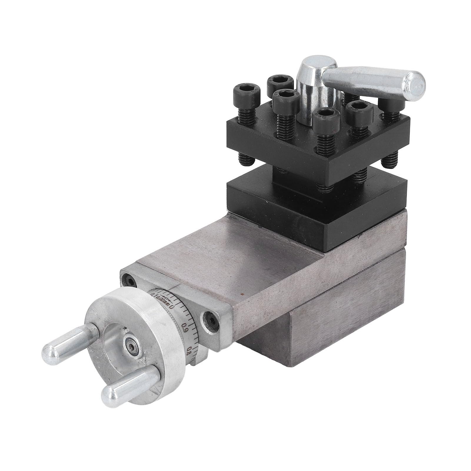 Generic Mini Tokarka Uchwyt na Narzędzia Imadło Trwałe Regulowane Narzędzie Słupek Suwak do MX 210 WM 210 220x750 żeliwo 60x60mm