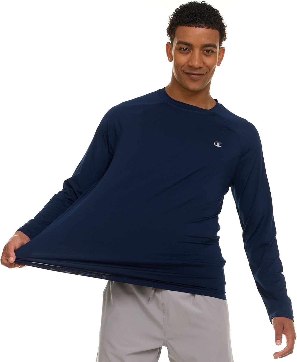 Champion Rash Guard for Men, Long Sleeve Mens Swim Shirt for Fishing Hiking UPF+ 50 SPF Sun UV Protection, Quick Dry - Image 5