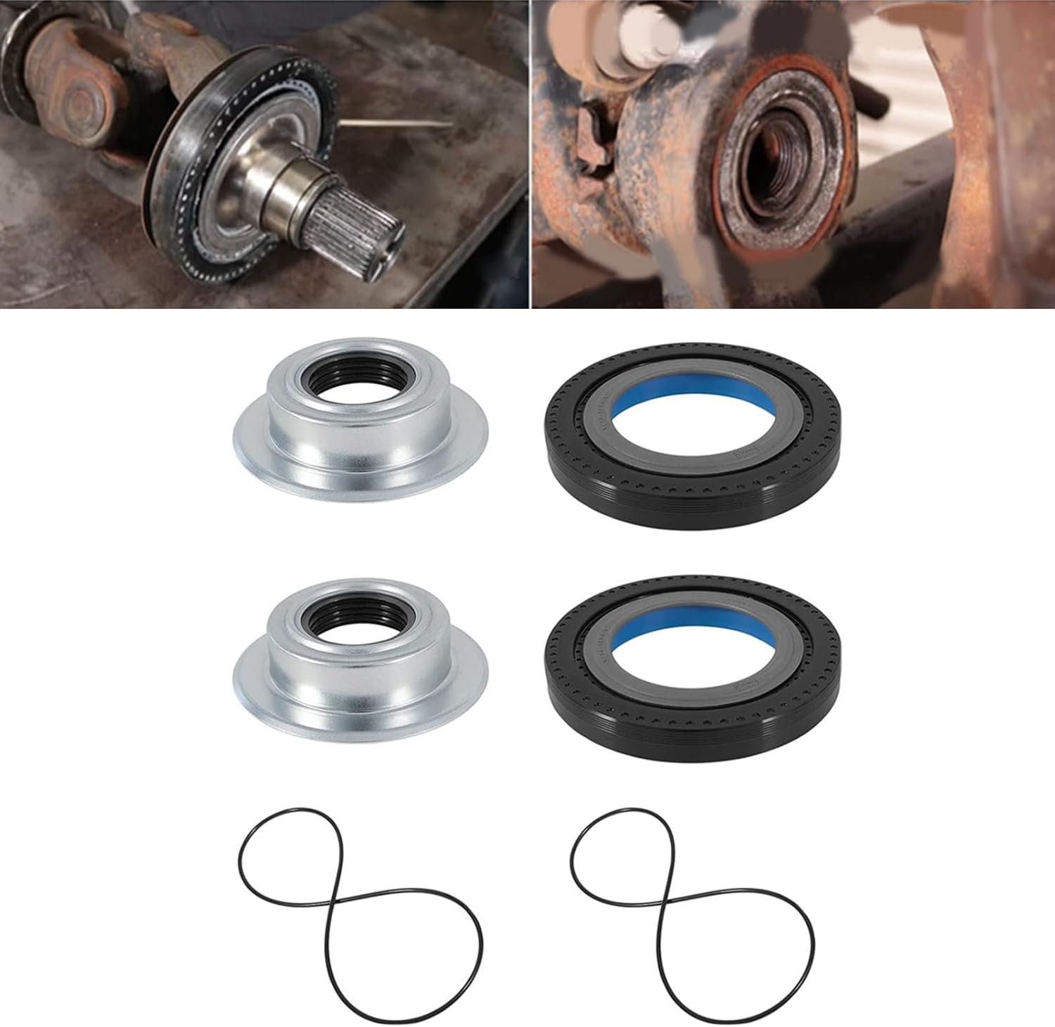 シールセットフロント真空フロントアクスル真空効果 Dana 2005-2014 セット