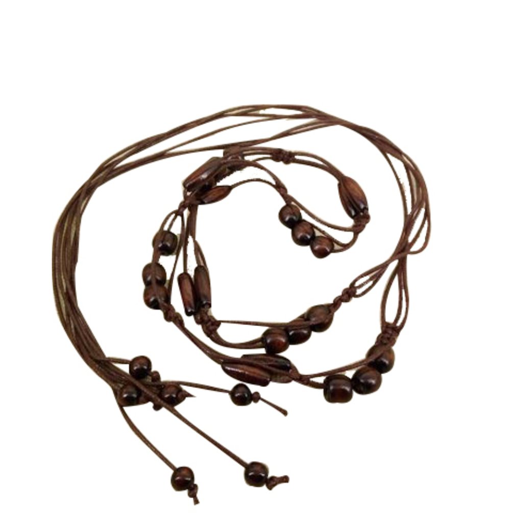 wooden waist beads