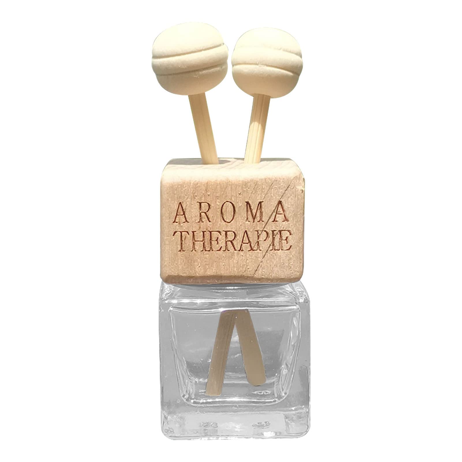 Imtrub 10 Car Hanging Perfume Bottles Fragrance Oil Diffuser Hanging Pendant Empty Car Air Freshener Diffuser Glass Bottle Perfume Decor Interior Accessories