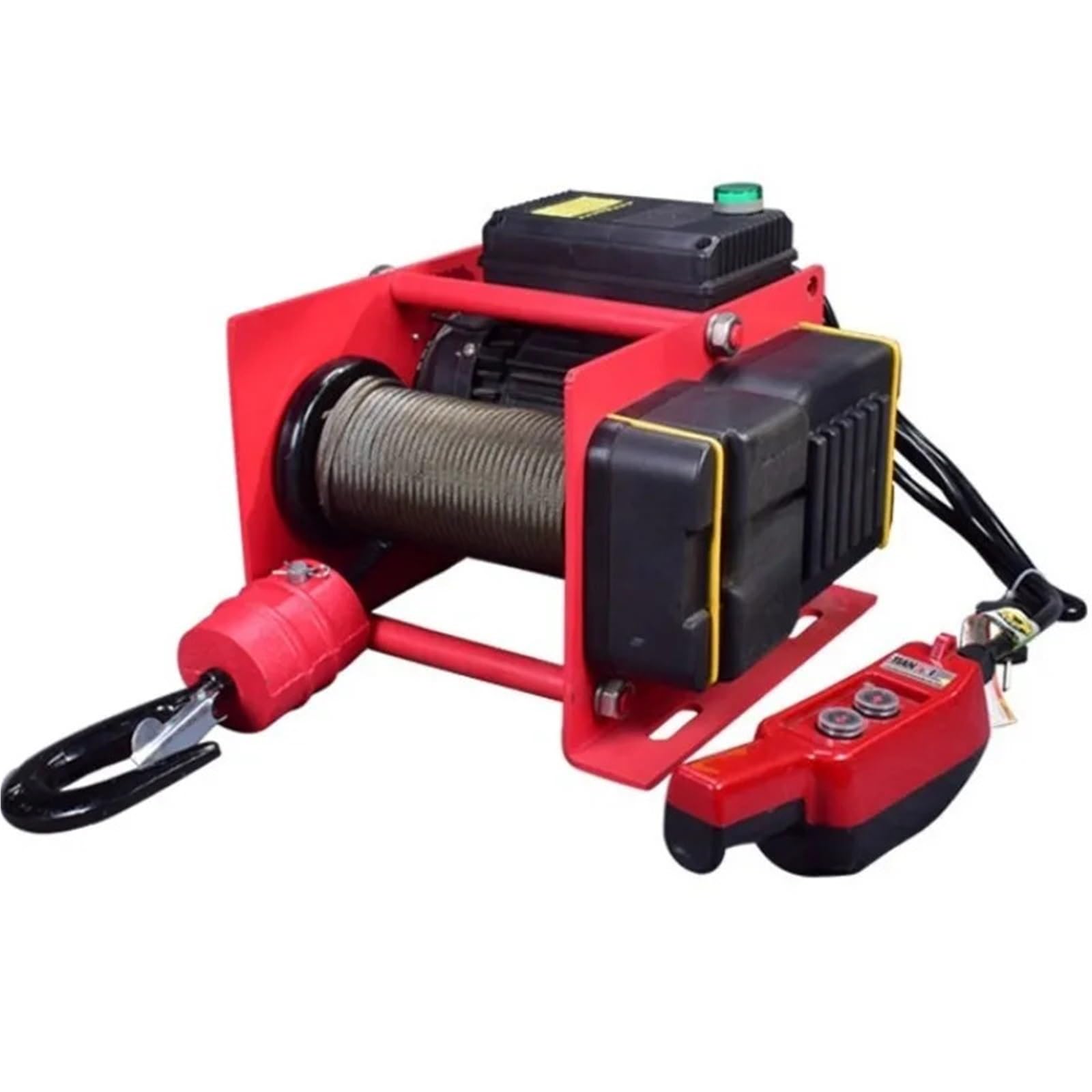 Argano elettrico Paranco elettrico 220 V 1 tonnellata piccola gru a parete verricello a sollevamento rapido silenzioso per officina domestica(500-1000KG 60M)