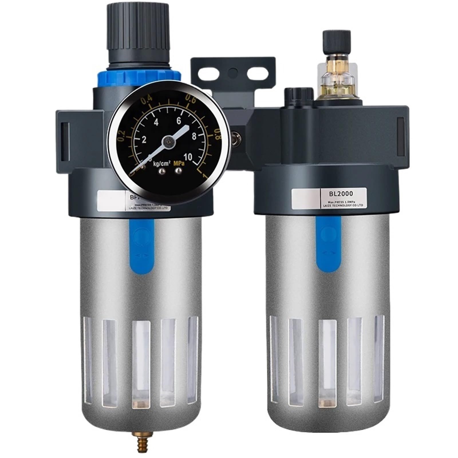 Vmvud Bfr-3000 Pneumatic Air Source Treatment Filter Bfc Bfr-2000 3000 4000 Two-Piece Bfr+Bl Pressure Regulating Oil-Water Separation