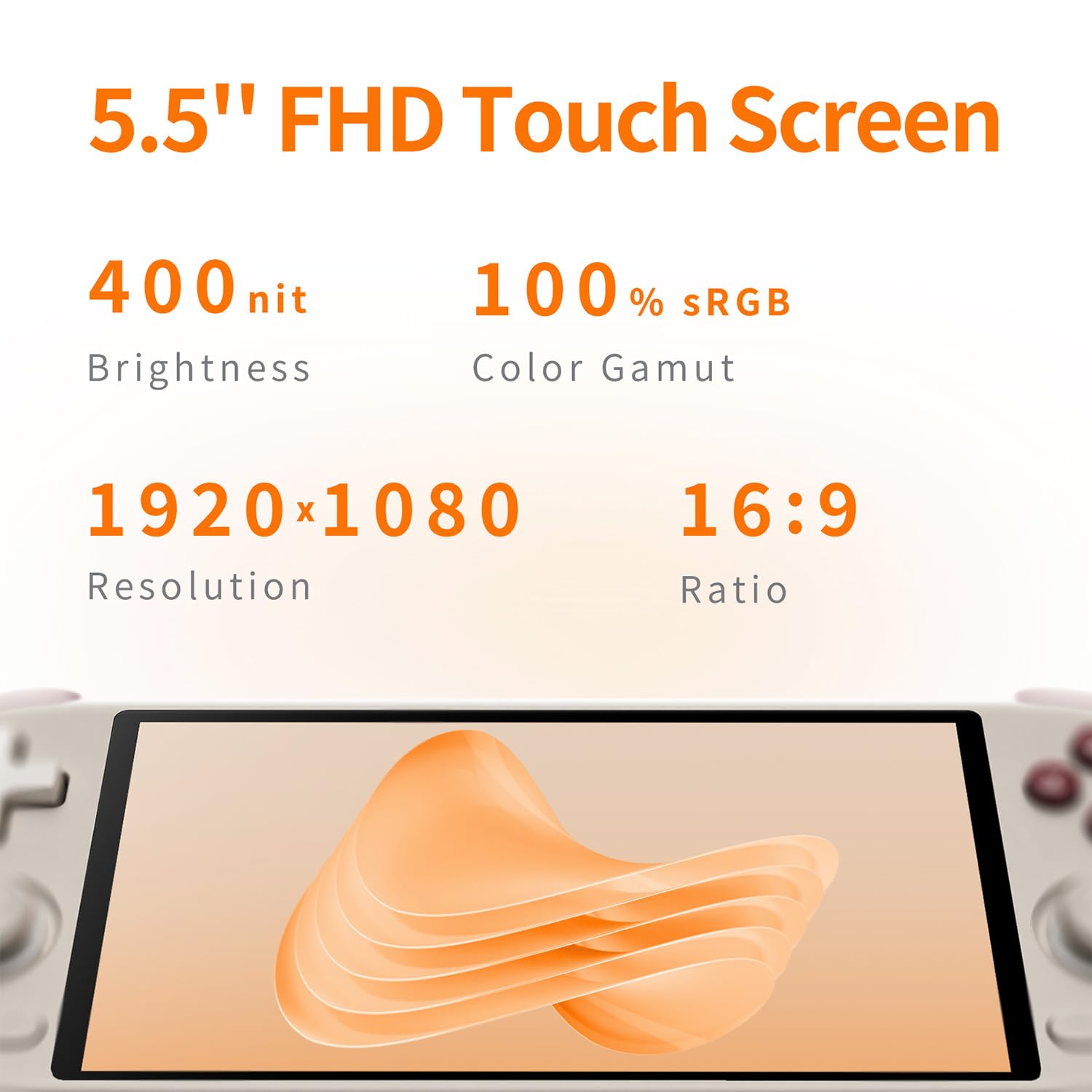 Air X Console Android, Touchscreen 5.5" IPS, Snapdragon 662, 4GB RAM 64GB eMMC, Joystick e grilletti Hall RGB, Raffreddamento attivo, Batteria 5000mAh [RETRO]