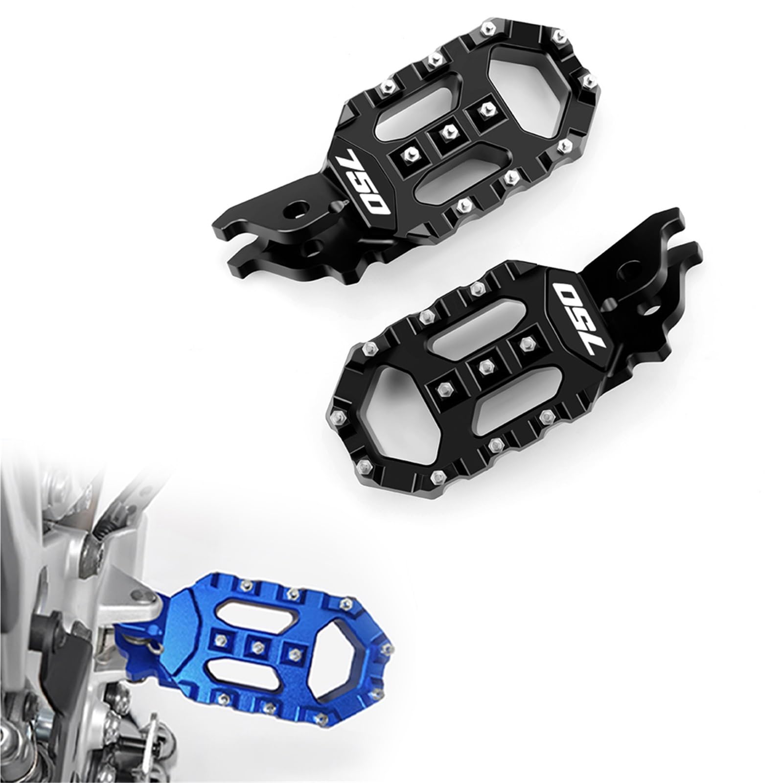 Repose-Pieds XL750 Accessoires Moto : Pédales en Aluminium pour Modèles 2023