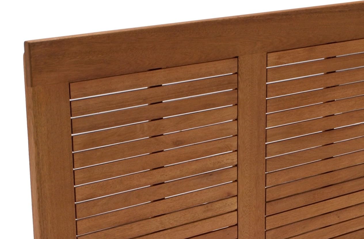 DEGAMO Gartentisch Klapptisch Bonita 70x120cm, Eukalyptus Holz braun geölt, FSC®-Zertifiziert, klappbar, Outdoor