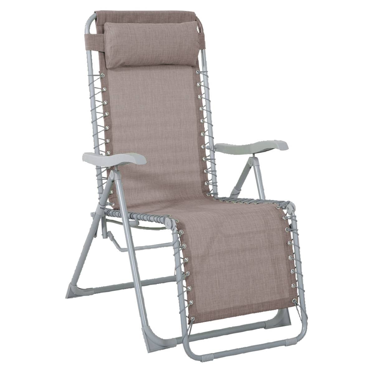 Hespéride Fauteuil détente d'extérieur Silos Taupe