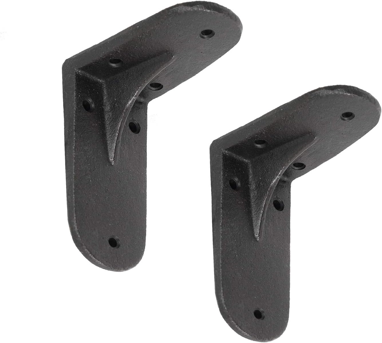 NACH Cast Iron Industrial Shelf Brackets 4 inch, Heavy Duty