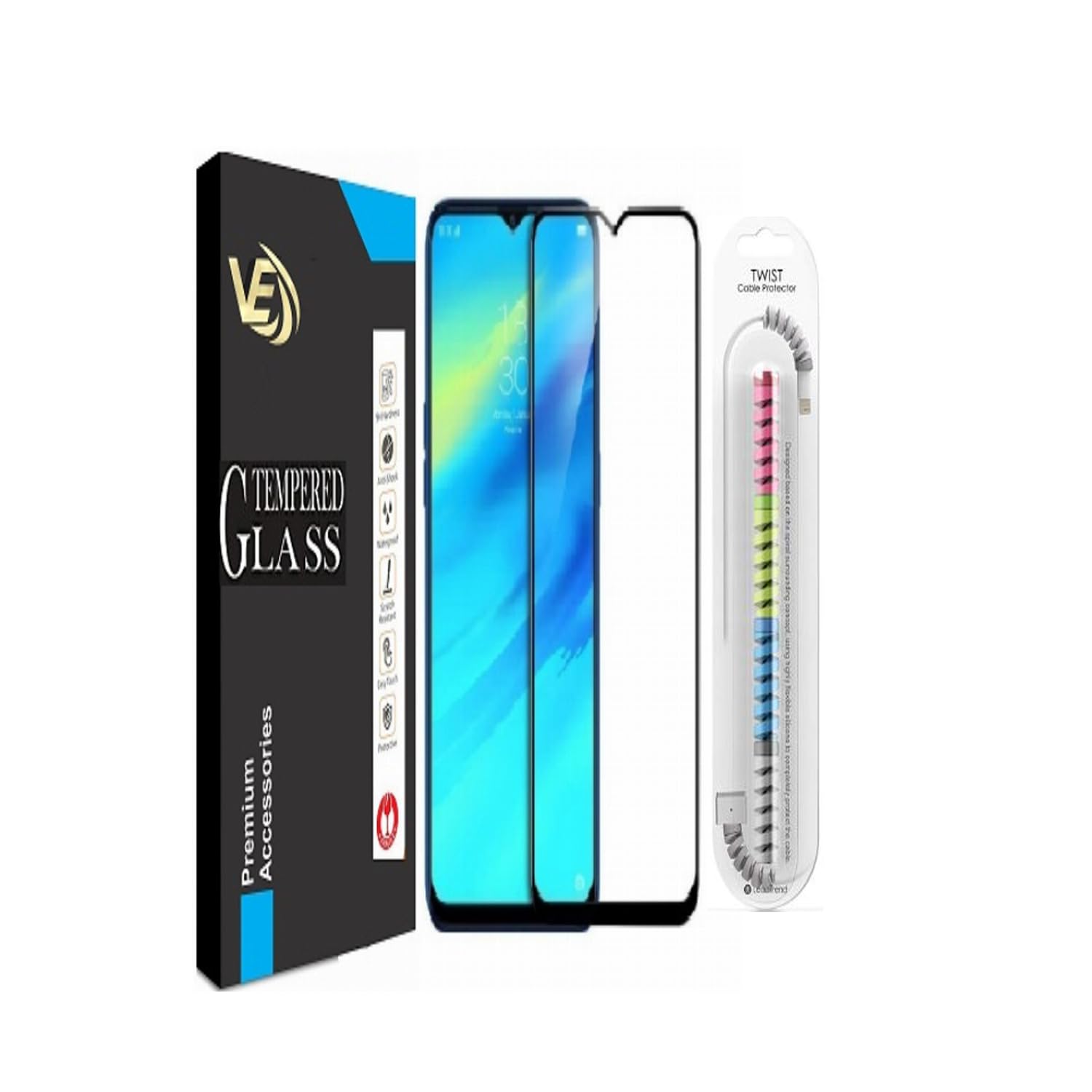 VILLA SAMSUNG GALAXY M20 Tempered Glass | Screen Protector Full HD Quality Tempered Glass Anti-Scratch Edge to Edge Coverage (B0CH5CFDVX) Amazon Price History, Amazon Price Tracker