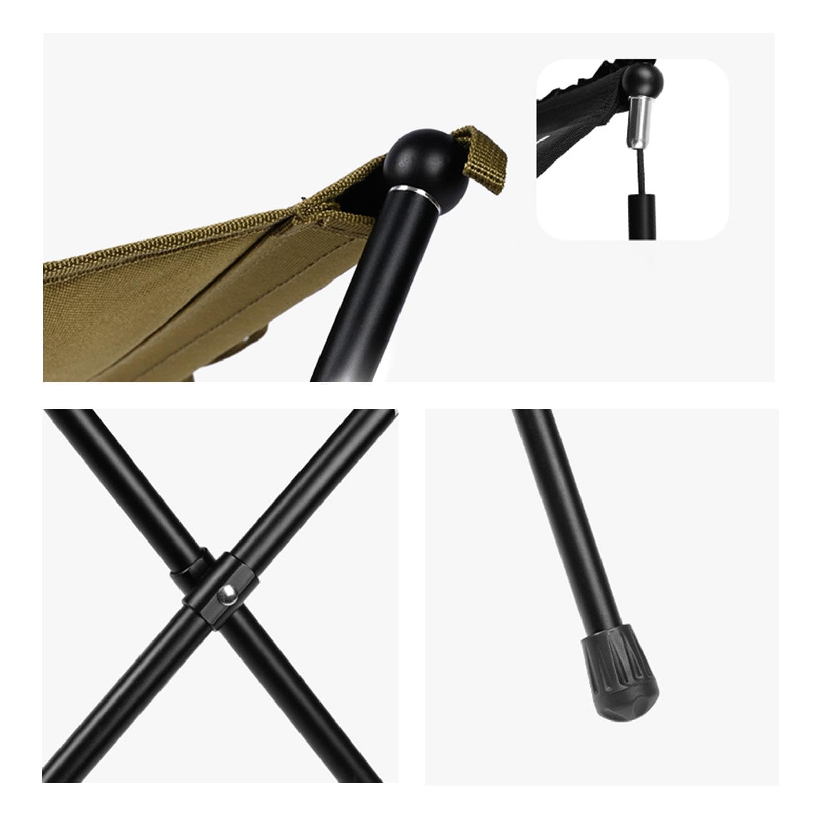 Sgabello da campeggio leggero – Sgabello portatile in lega di alluminio per esterni, mobile leggero per donne e uomini, soluzione per, spiaggia, viaggi | Esterno Leggero Portatile Pieghevole Per Esterno Donne Uomini Fidanzato Viaggio Pesca Picnic