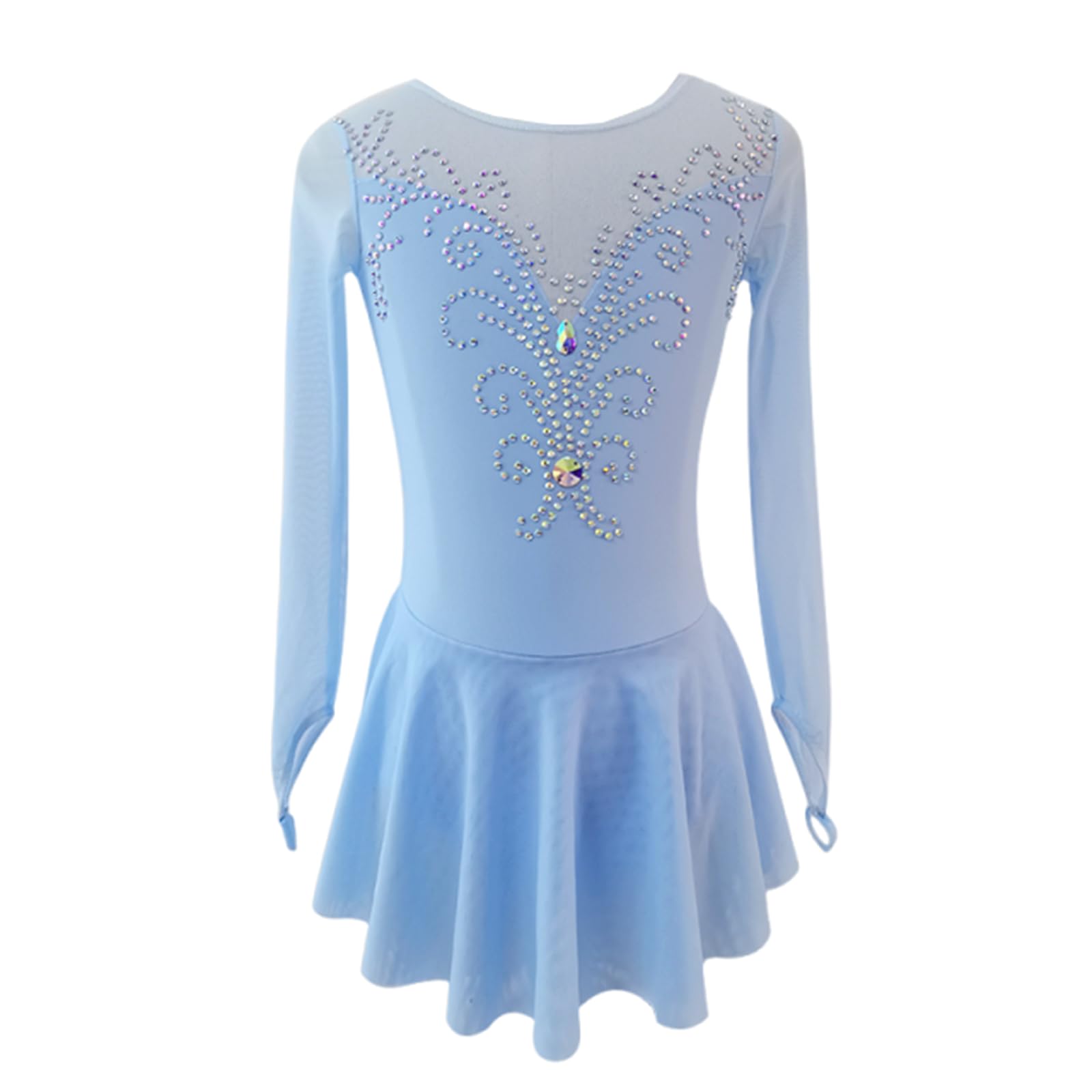 LIUHUO Eiskunstlaufkleid für Mädchen, Kinder und Erwachsene, Trainingsleistung